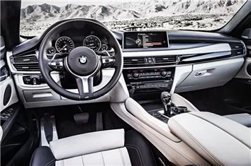 Schneidevorlage für die Innenraumfolie für BMW X6 F16 2014