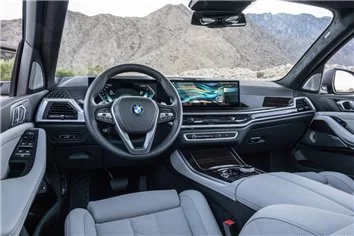 BMW X6 G05 2023 snijsjabloon voor interieurwrap