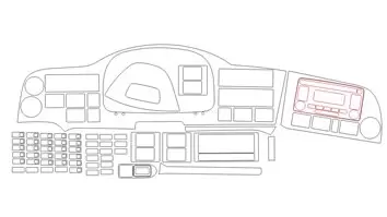 MAN Lion’s Coach III 2017 3D Inleg dashboard Interieurset aansluitend en pasgemaakt op he 32-Teile