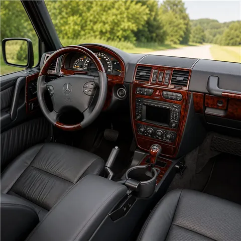 Mercedes Benz G Class 2002+ complete set, OEM-conform 3D dashboard sierlijstset, 25 delen 2