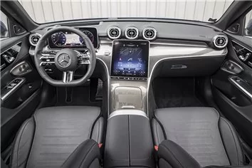 Mercedes-Benz C-Klasse W206 2021 Interieur Wrap Snijsjabloon