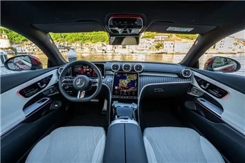 Plantilla de corte para envolver el interior del Mercedes-Benz Clase CLE AMG C236 2023