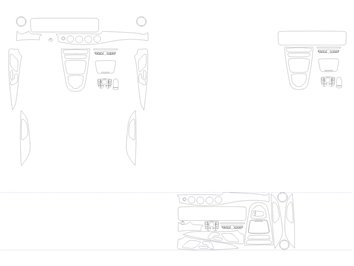 Modello di taglio per rivestimento interno Mercedes-Benz CLS-Class C257 2017