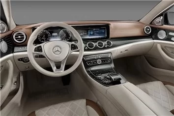 Plantilla de corte para envolver el interior del Mercedes-Benz Clase E W213 2016