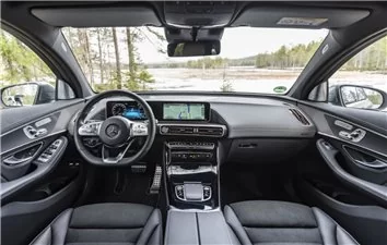 Mercedes-Benz EQC N239 2019 Interieur Wrap Snijsjabloon