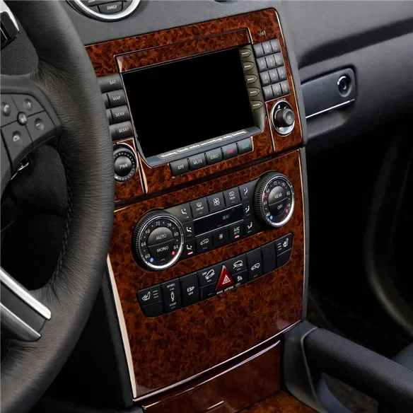 Mercedes Benz ML W164 Class 2006+ Full Set, Automatic Gear, with navigation 3D dashboard trim kit