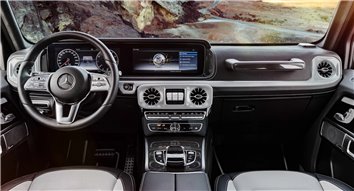 Mercedes-Benz G-Klasse W463 2018 Interieur Wrap Snij Sjabloon