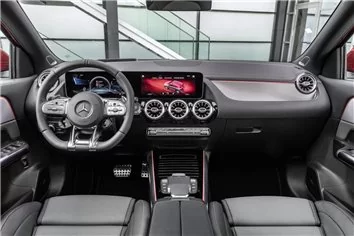 Plantilla de corte para envolver el interior del Mercedes-Benz GLA-Class H247 2020