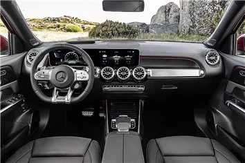 Mercedes-Benz GLB-Class X247 2019 Interior Wrap Cutting Template