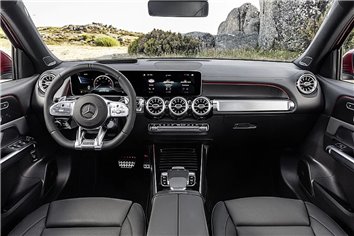 Plantilla de corte para envolver el interior del Mercedes-Benz GLB-Class X247 2019