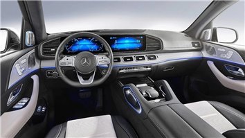 Mercedes-Benz GLE-Klasse W167 2018 Interieur Wrap Snijsjabloon