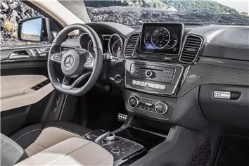 Plantilla de corte para envolver el interior del Mercedes-Benz Clase GLE Coupé C292 2015