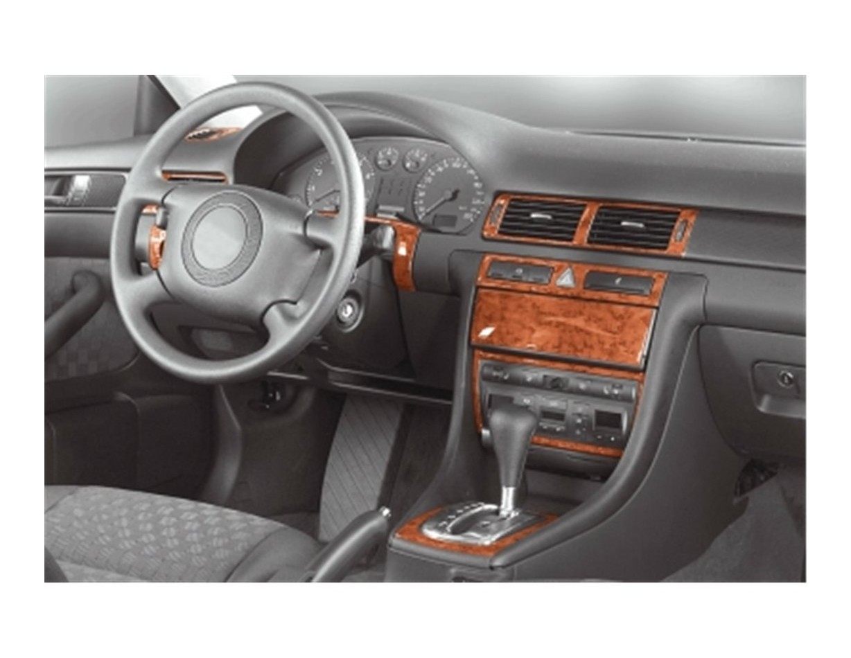 Audi A6 C5 Typ 4B 06.01-12.04 3D Decor de carlinga su interior del coche 14-Partes
