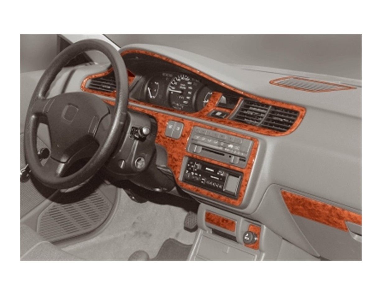 Honda Civic 09.92 - 01.95 3D Inleg dashboard Interieurset aansluitend en pasgemaakt op he 14 -Teile