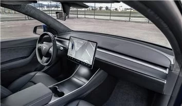 Modello di taglio per rivestimento interno auto Tesla Model Y 2020