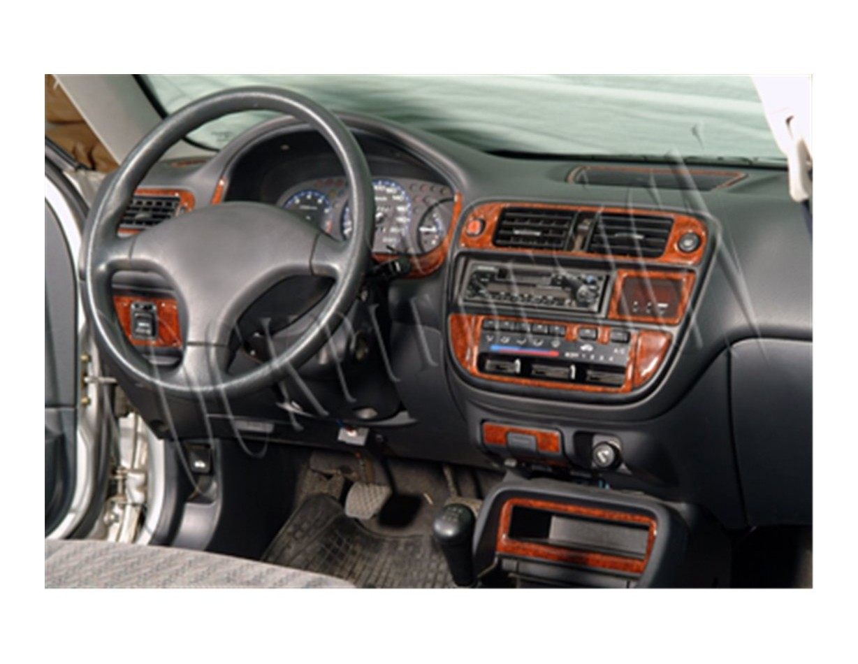 Honda Civic 09.95-03.01 3M 3D Interior Dashboard Trim Kit Dash Trim Dekor 22-Parts