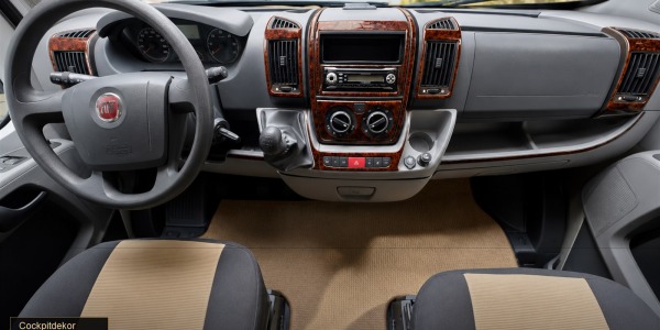 Walnut Dashboard Trim for Cars, Vans and Motorhomes
