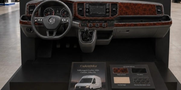Interior de VW Crafter camper: renovar la cabina, restaurar los muebles, cuidar los detalles